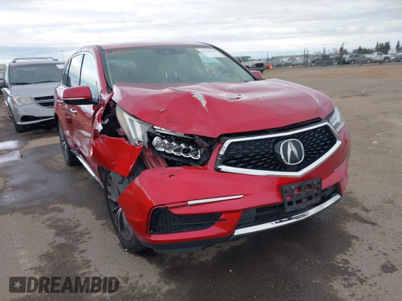 2019 Acura MDX w/Technology Pkg with VIN 5J8YD4H53KL012273, listed as a IAAI auction lot 41784034 with 96,239 mi miles. Bid and sale history available at carsss.com. Image 6.
