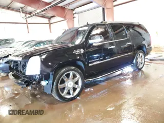2007 Cadillac Escalade ESV with VIN 1GYFK66807R420703, listed as a Copart auction lot 46489525 with 179,377 mi miles and Clean Title. Bid and sale history available at carsss.com. Image 1.