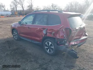 2018 Subaru Forester Limited with VIN JF2SJARC3JH485540, listed as a IAAI auction lot 41304335 with 40,496 mi miles. Bid and sale history available at carsss.com. Image 3.