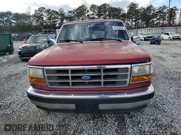 1995 Ford F-150 with VIN 1FTEF15N5SNA84787, listed as a Copart auction lot 87832635 with 123,193 mi miles and Salvage Title. Bid and sale history available at carsss.com. Image 5.