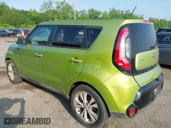 2016 Kia Soul + with VIN KNDJP3A5XG7825735, listed as a IAAI auction lot 42110380 with 268,040 mi miles. Bid and sale history available at carsss.com. Image 3.