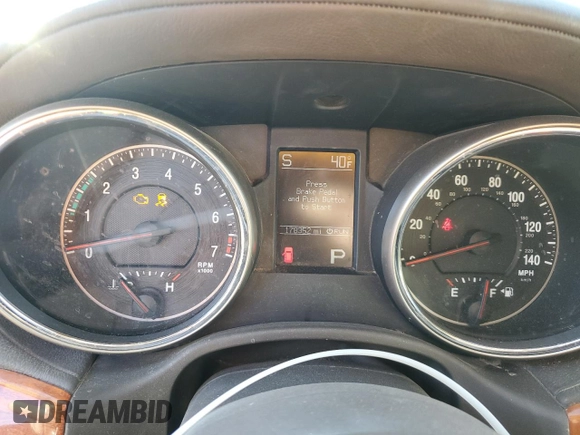 2011 Jeep Grand Cherokee Overland with VIN 1J4RS6GG4BC601480, listed as a Copart auction lot 41415205 with 178,352 mi miles and Salvage Title. Bid and sale history available at DreamBid. Image 9.
