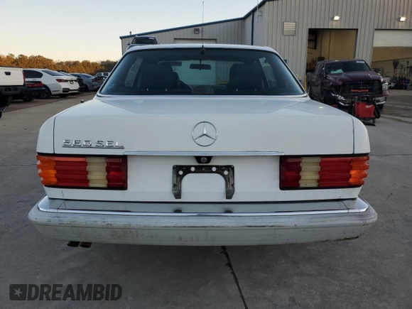 1989 Mercedes-Benz 560 with VIN WDBCA39E7KA453389, listed as a Copart auction lot 45884155 with 231,828 mi miles and Clean Title. Bid and sale history available at DreamBid. Image 6.