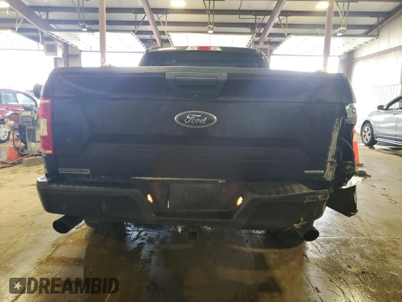 2020 Ford F-150 XL with VIN 1FTEX1EP4LKD63889, listed as a Copart auction lot 64065785 with 39,801 mi miles and Salvage title. Bid and sale history available at DreamBid. Image 6.