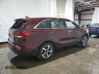 2019 Kia Sorento EX with VIN 5XYPH4A54KG464334, listed as a Copart auction lot 70758104 with 63,938 mi miles and Salvage Title. Bid and sale history available at DreamBid. Image 3.