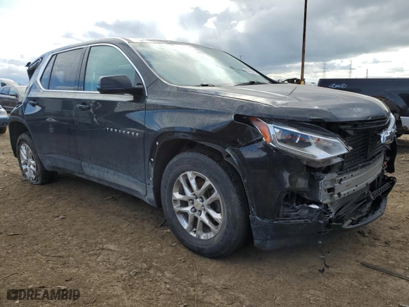 2019 Chevrolet Traverse LS with VIN 1GNERFKW7KJ289186, listed as a Copart auction lot 53203425 with 99,111 mi miles and Clean Title. Bid and sale history available at carsss.com. Image 4.