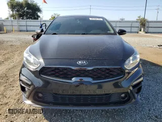 2021 Kia Forte GT-Line with VIN 3KPF34AD1ME359817, listed as a Copart auction lot 59162145 with 86,670 mi miles and Salvage title. Bid and sale history available at DreamBid. Image 5.