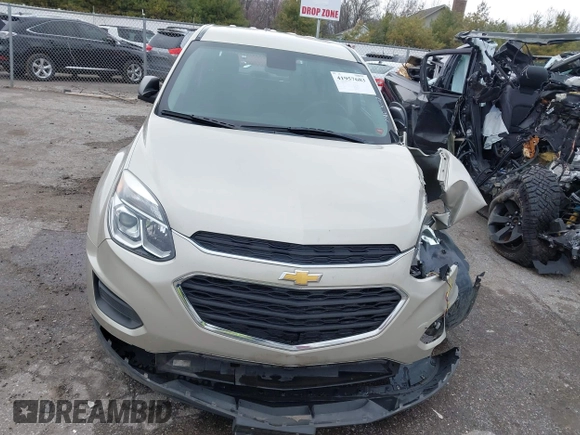 2016 Chevrolet Equinox LS with VIN 2GNALBEK4G1189257, listed as a IAAI auction lot 41957683 with 77,505 mi miles and . Bid and sale history available at carsss.com. Image 13.