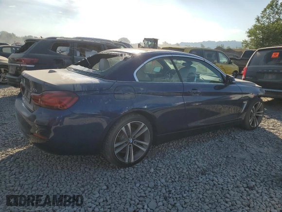 2020 BMW 4 Series 430i xDrive with VIN WBA4Z3C06L5P37552, listed as a Copart auction lot 59260984 with 50,880 mi miles and Salvage title. Bid and sale history available at DreamBid. Image 3.