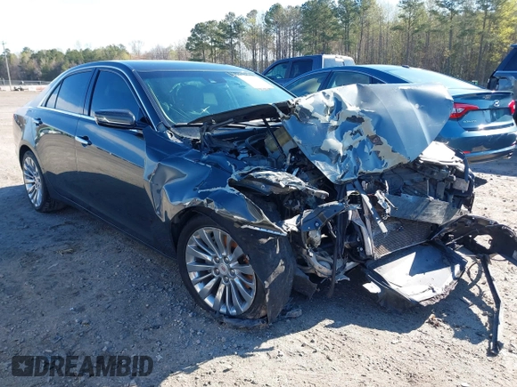 2014 Cadillac CTS Luxury RWD with VIN 1G6AR5SX5E0129363, listed as a IAAI auction lot 41853431 with Not Provided miles. Bid and sale history available at carsss.com. Image 1.