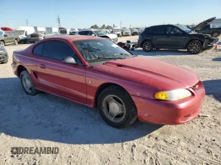 1995 Ford Mustang with VIN 1FALP4047SF208448, listed as a Copart auction lot 80992644 with 328,529 mi miles and Salvage Title. Bid and sale history available at carsss.com. Image 4.