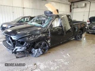 2018 Ram 1500 Express with VIN 1C6RR7FTXJS242136, listed as a Copart auction lot 43618905 with 0 mi miles and Salvage Title. Bid and sale history available at carsss.com. Image 1.