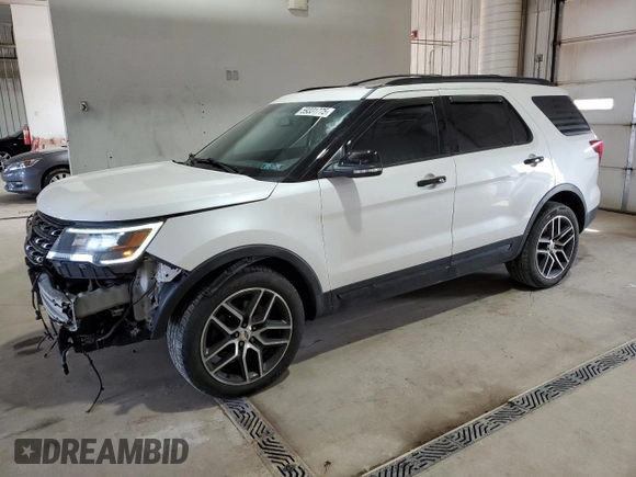 2016 Ford Explorer Sport with VIN 1FM5K8GT7GGA93286, listed as a Copart auction lot 59331775 with 144,028 mi miles and Salvage title. Bid and sale history available at DreamBid. Image 1.