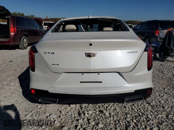 2024 Cadillac CT4 Premium Luxury with VIN 1G6DF5RK6R0118149, listed as a Copart auction lot 76322914 with Not Provided miles and Salvage Title. Bid and sale history available at DreamBid. Image 6.