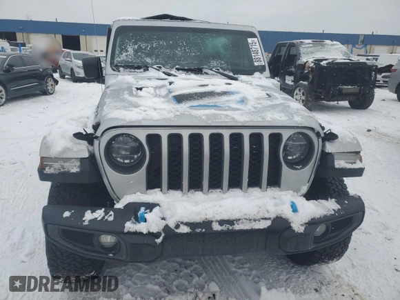 2022 Jeep Wrangler Unlimited Rubicon with VIN 1C4JJXR63NW264609, listed as a Copart auction lot 88148715 with 33,308 mi miles and Salvage title. Bid and sale history available at DreamBid. Image 5.