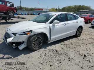 2017 Ford Fusion Titanium with VIN 3FA6P0K97HR131672, listed as a Copart auction lot 50983715 with 123,666 mi miles and Salvage title. Bid and sale history available at DreamBid. Image 1.