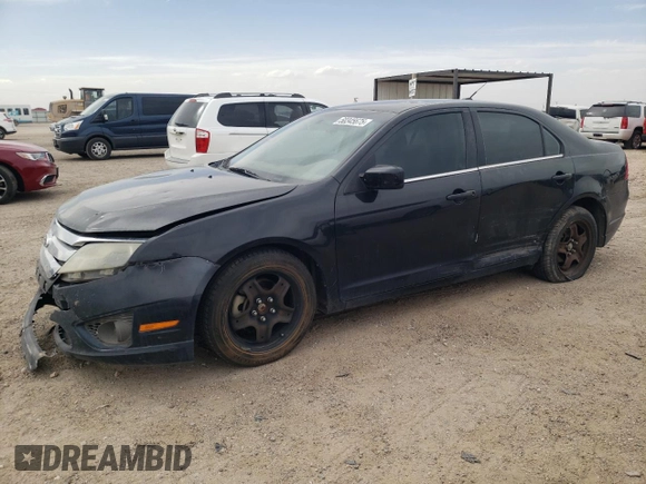 2011 Ford Fusion SE with VIN 3FAHP0HA6BR115187, listed as a Copart auction lot 50345675 with 182,866 mi miles and Salvage Title. Bid and sale history available at DreamBid. Image 1.