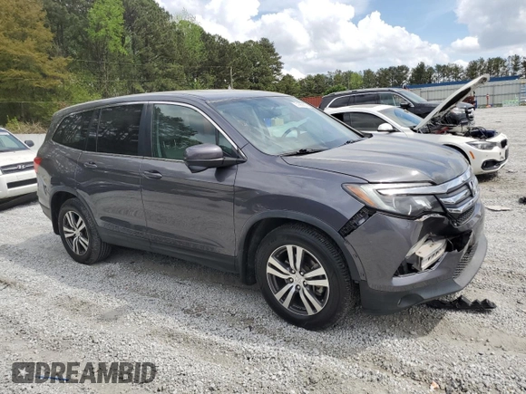 2016 Honda Pilot EX-L with VIN 5FNYF5H76GB035329, listed as a Copart auction lot 51865625 with 126,750 mi miles and Salvage Title. Bid and sale history available at DreamBid. Image 4.