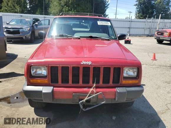 1999 Jeep Cherokee Sport z VIN 1J4FF68SXXL525944, wystawiony jako Copart lot #57653905 z przebiegiem 102 057 mil mil oraz Szkoda całkowita • Salvage title. Historia ofert i sprzedaży dostępna na DreamBid. Obrazek 5.