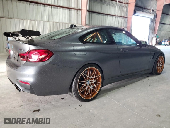 2016 BMW M4 with VIN WBS4S9C5XGK578945, listed as a Copart auction lot 73490334 with 3,382 mi miles and Salvage title. Bid and sale history available at DreamBid. Image 3.