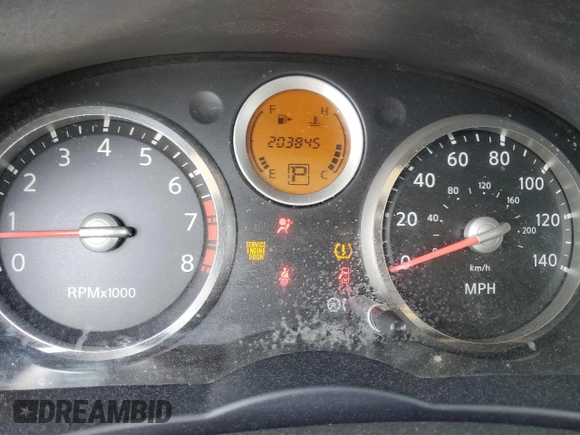 2007 Nissan Sentra 2.0 with VIN 3N1AB61E77L676733, listed as a Copart auction lot 58058295 with 203,845 mi miles and Salvage title. Bid and sale history available at DreamBid. Image 9.