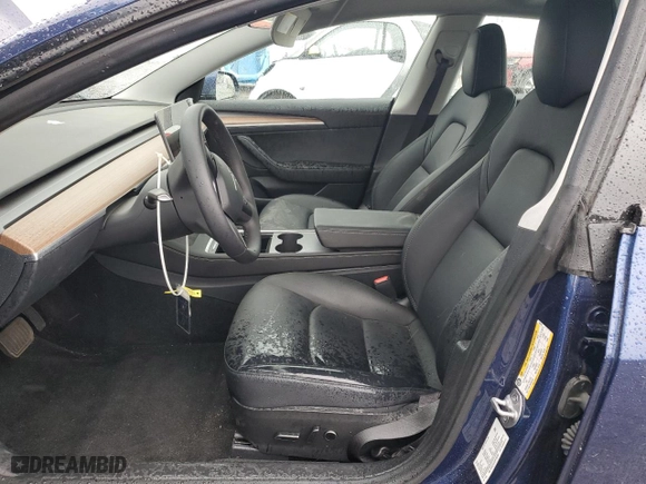 2023 Tesla Model 3 with VIN 5YJ3E1EAXPF706703, listed as a Copart auction lot 47465885 with 16,710 mi miles and Salvage Title. Bid and sale history available at carsss.com. Image 7.