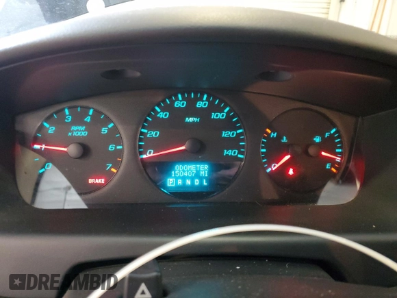 2015 Chevrolet Impala LS with VIN 2G1WA5E3XF1151683, listed as a Copart auction lot 55802995 with 150,407 mi miles and Salvage title. Bid and sale history available at DreamBid. Image 9.