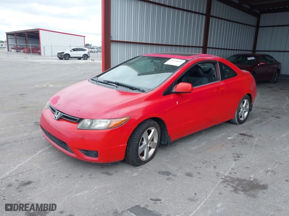 2008 Honda Civic Cpe EX-L with VIN 2HGFG12928H538960, listed as a IAAI auction lot 41626871 with 169,865 mi miles. Bid and sale history available at carsss.com. Image 2.
