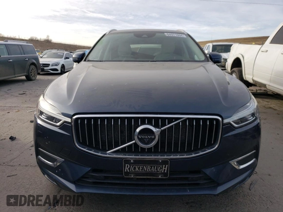 2020 Volvo XC60 Inscription with VIN YV4A22RLXL1579663, listed as a Copart auction lot 84971664 with 28,808 mi miles and Salvage title. Bid and sale history available at DreamBid. Image 5.