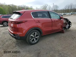 2022 Kia Sportage LX with VIN KNDPMCAC7N7983741, listed as a Copart auction lot 54679635 with 26,712 mi miles and Salvage Title. Bid and sale history available at carsss.com. Image 3.