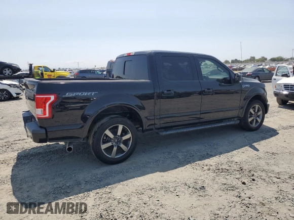 2017 Ford F-150 XL with VIN 1FTEW1CF9HKC56020, listed as a Copart auction lot 62033235 with 190,448 mi miles and Clean title. Bid and sale history available at DreamBid. Image 3.