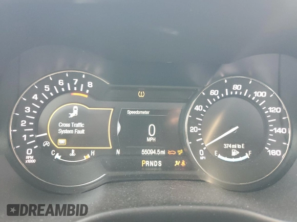 2019 Lincoln MKC Select with VIN 5LMCJ2C99KUL09924, listed as a Copart auction lot 57176145 with 55,094 mi miles and Salvage title. Bid and sale history available at DreamBid. Image 9.