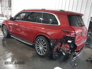 2025 Mercedes-Benz GLS with VIN 4JGFF5KEXSB291866, listed as a IAAI auction lot 41556256 with 4,804 mi miles. Bid and sale history available at carsss.com. Image 3.