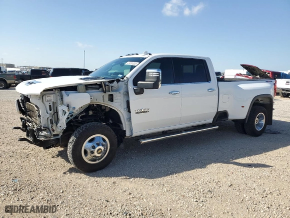 2022 Chevrolet Silverado 3500HD LTZ with VIN 1GC4YUEYXNF222193, listed as a Copart auction lot 49034305 with 84,548 mi miles and Salvage Title. Bid and sale history available at carsss.com. Image 1.
