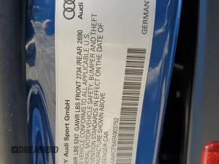 2023 Audi RS 5 Sportback z VIN WUAAWCF54PA903752, wystawiony jako Copart lot #40446644 z przebiegiem 9 820 mil mil oraz . Historia ofert i sprzedaży dostępna na DreamBid. Obrazek 12.