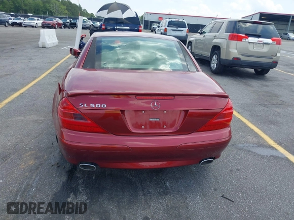 2005 Mercedes-Benz SL 500 with VIN WDBSK75F65F096681, listed as a IAAI auction lot 42305663 with 65,001 mi miles and . Bid and sale history available at DreamBid. Image 16.