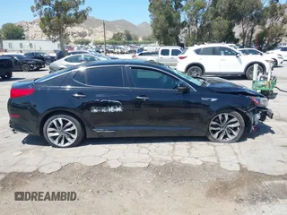 2015 Kia Optima SX Turbo with VIN 5XXGR4A66FG368012, listed as a IAAI auction lot 42281255 with 133,809 mi miles and . Bid and sale history available at DreamBid. Image 13.