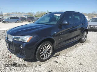 2017 BMW X3 xDrive28i with VIN 5UXWX9C35H0W70119, listed as a Copart auction lot 52718705 with 70,277 mi miles and Salvage Title. Bid and sale history available at DreamBid. Image 1.
