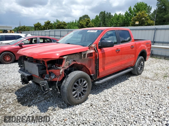 2020 Ford Ranger XL z VIN 1FTER4EH6LLA97757, wystawiony jako Copart lot #58571105 z przebiegiem 32 673 mil mil oraz Szkoda całkowita • Salvage title. Historia ofert i sprzedaży dostępna na DreamBid. Obrazek 1.