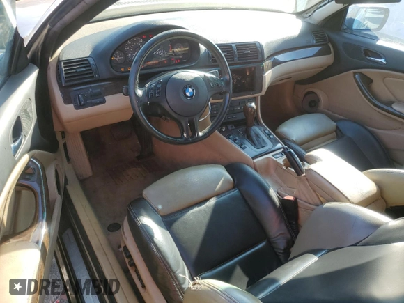 2002 BMW 3 Series 325Ci with VIN WBABS33492PG85628, listed as a Copart auction lot 87920765 with 175,000 mi miles and Salvage Title. Bid and sale history available at carsss.com. Image 8.