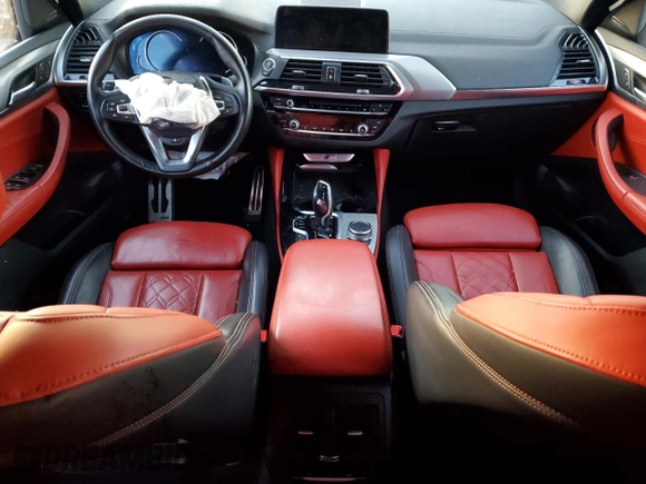 2019 BMW X4 M40i z VIN 5UXUJ5C5XKLA93583, wystawiony jako Copart lot #84643664 z przebiegiem Nie podano mil oraz Szkoda całkowita • Salvage title. Historia ofert i sprzedaży dostępna na DreamBid. Obrazek 8.