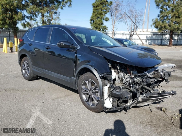 2020 Honda CR-V Hybrid EX-L with VIN 7FART6H89LE003405, listed as a Copart auction lot 51994585 with 57,604 mi miles and Salvage Title. Bid and sale history available at carsss.com. Image 4.