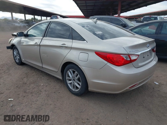2011 Hyundai Sonata GLS with VIN 5NPEB4ACXBH219893, listed as a IAAI auction lot 41542687 with 153,625 mi miles. Bid and sale history available at carsss.com. Image 3.