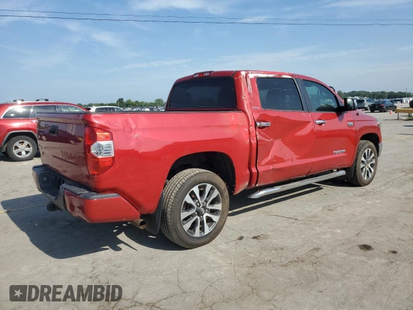 2018 Toyota Tundra SR5 with VIN 5TFHW5F16JX678999, listed as a Copart auction lot 64067595 with 45,627 mi miles and Salvage title. Bid and sale history available at DreamBid. Image 3.