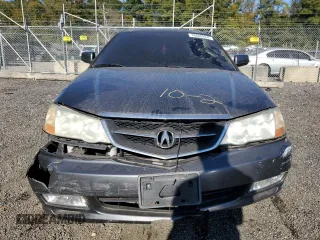 2003 Acura TL with VIN 19UUA56673A058419, listed as a Copart auction lot 76680224 with 98,957 mi miles and Salvage Title. Bid and sale history available at carsss.com. Image 5.