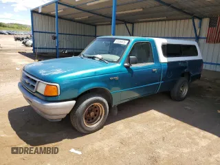 1995 Ford Ranger Splash z VIN 1FTCR10A6SUB13870, wystawiony jako Copart lot #57036475 z przebiegiem 159 382 mil mil oraz Szkoda całkowita • Salvage title. Historia ofert i sprzedaży dostępna na DreamBid. Obrazek 1.