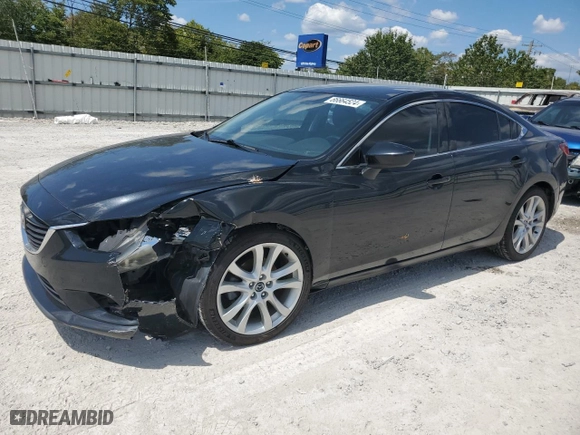 2014 Mazda Mazda6 i Touring with VIN JM1GJ1V60E1119845, listed as a Copart auction lot 66664524 with 135,706 mi miles and Salvage Title. Bid and sale history available at carsss.com. Image 1.