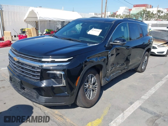 2024 Chevrolet Traverse FWD LT with VIN 1GNERGKS3RJ196128, listed as a IAAI auction lot 41992567 with 4,338 mi miles and . Bid and sale history available at DreamBid. Image 2.