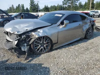 2016 Lexus RC 300 F Sport with VIN JTHSM5BC5G5000752, listed as a Copart auction lot 62030615 with 111,161 mi miles and Salvage title. Bid and sale history available at DreamBid. Image 1.
