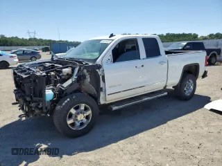 2018 GMC Sierra 2500HD SLT with VIN 1GT22TEG9JZ351402, listed as a Copart auction lot 54911915 with 79,598 mi miles and Salvage title. Bid and sale history available at DreamBid. Image 1.